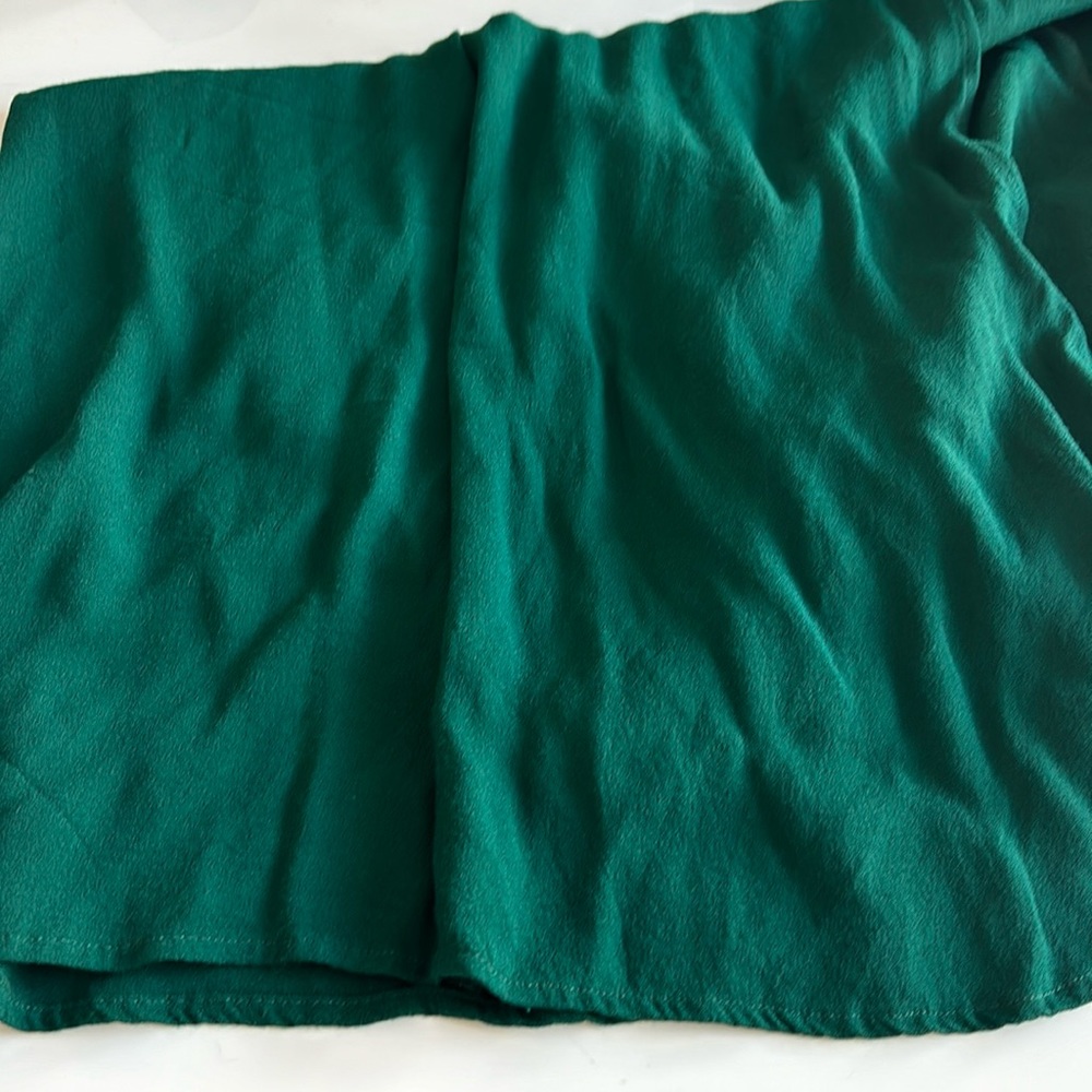 reformation lawrence dress / size 6 / emerald green - Picture 10 of 10